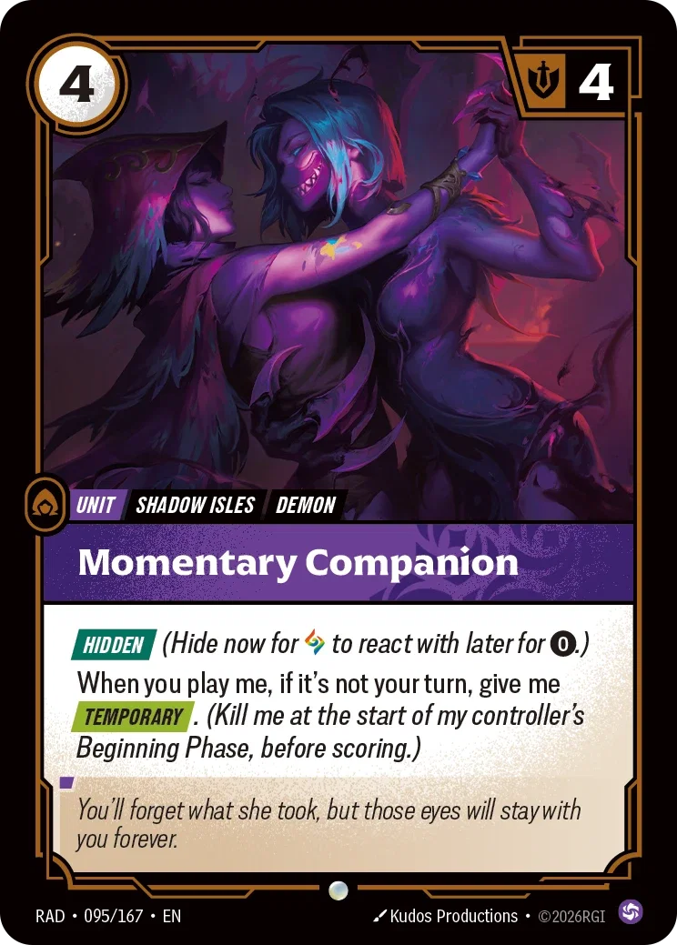 Momentary Companion - 095/167 (RAD) Common