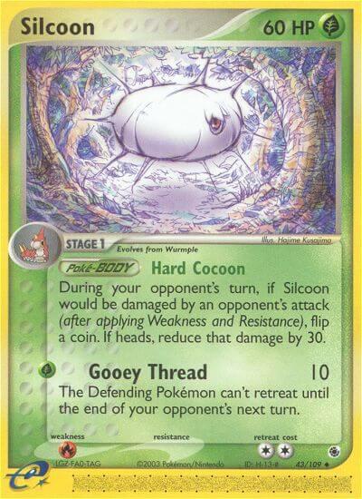 Silcoon - 043/109 (RS) Uncommon - Near Mint