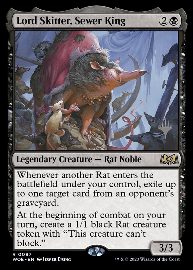 Lord Skitter, Sewer King [#0097] (WOE-R-PP)