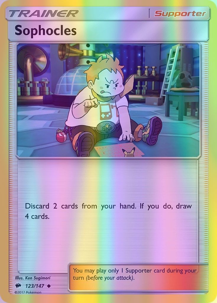 Sophocles - 123/147 (SM:BUS) Uncommon - Near Mint Reverse Holofoil