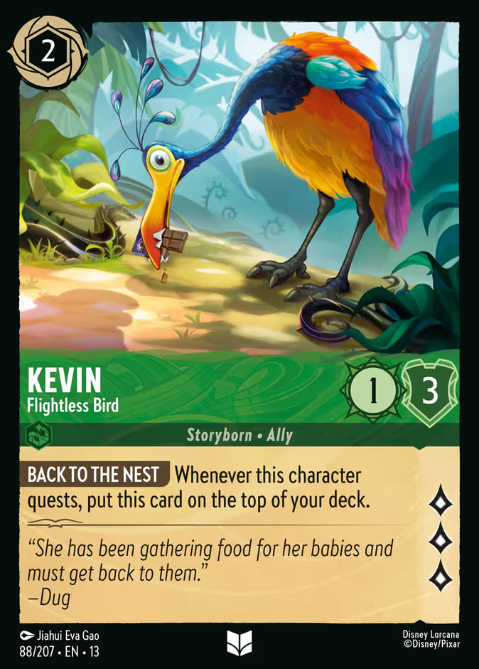 Kevin - Flightless Bird (088/204 - Attack of the Vine!) Uncommon