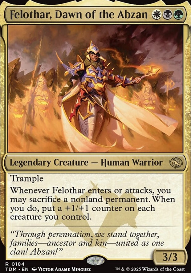 Felothar, Dawn of the Abzan [ #0184 ] (TDM-R)