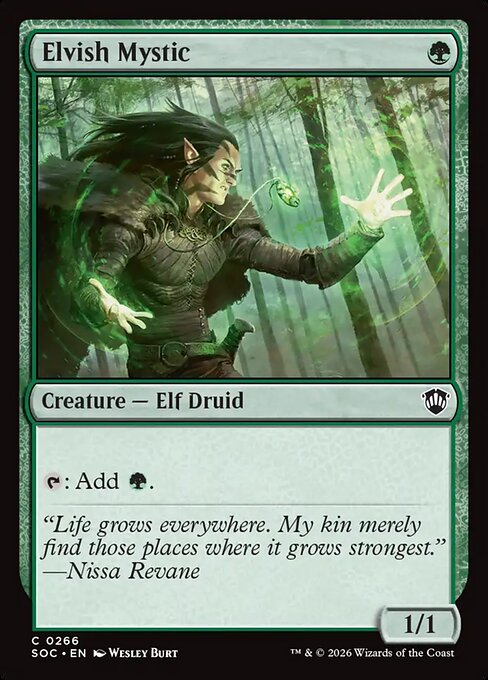 Elvish Mystic [ #0266 ] (SOC-C)