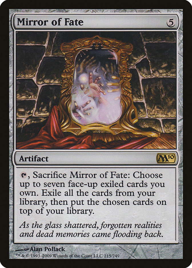 Mirror of Fate (M10-R-FOIL) Heavy Play