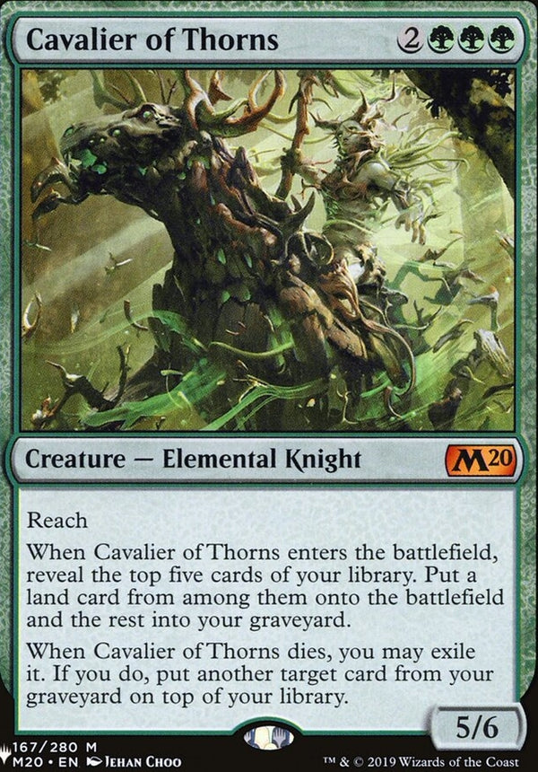 Cavalier of Thorns (M20-M-LIST)