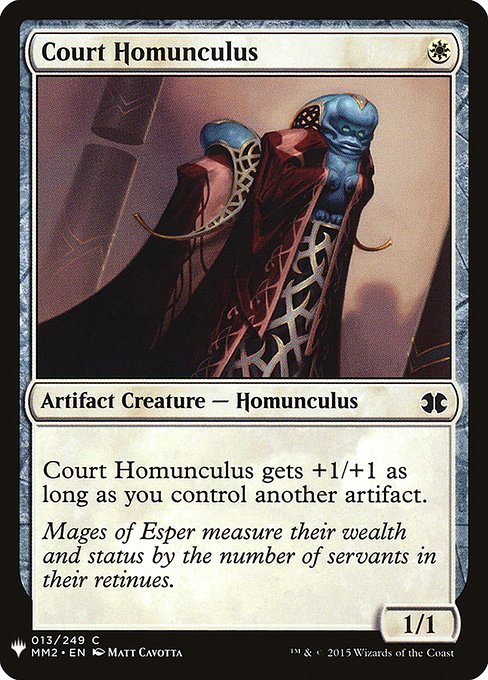 Court Homunculus [Mystery Booster #0063] (MM2-C)