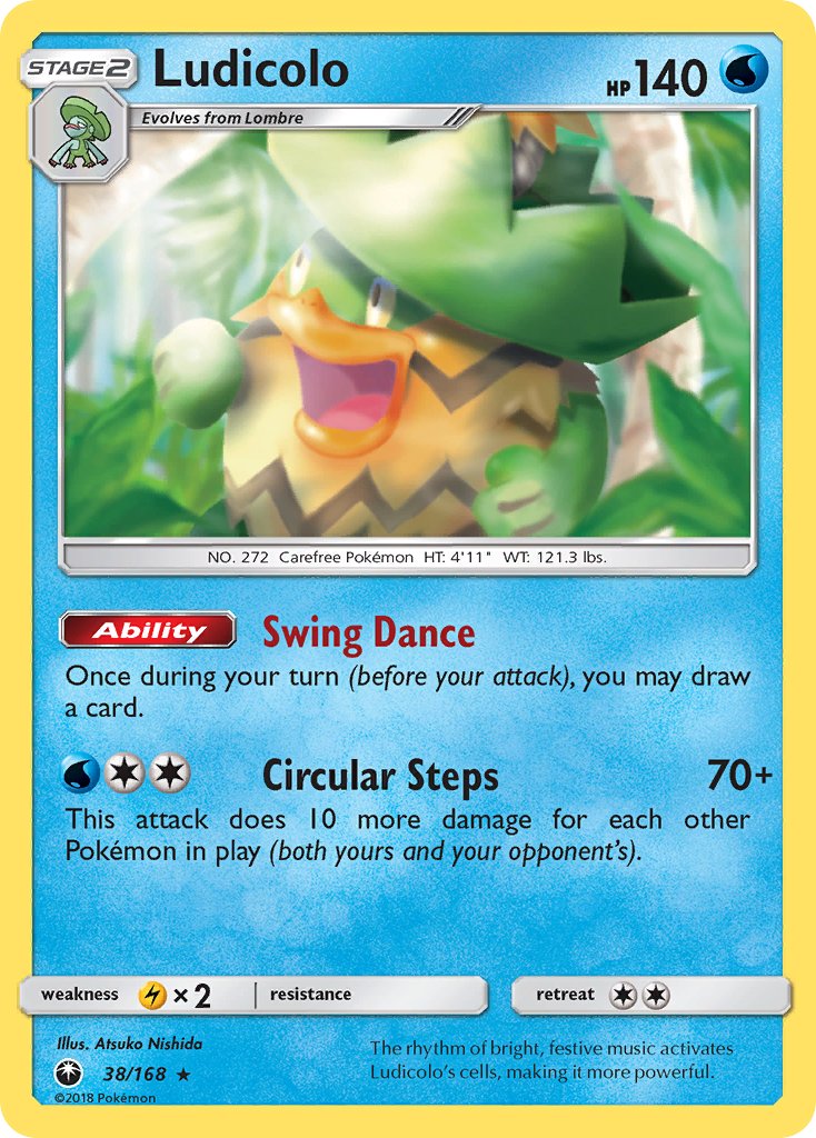 Ludicolo - 038/168 (CES) Holo Rare - Near Mint Holofoil