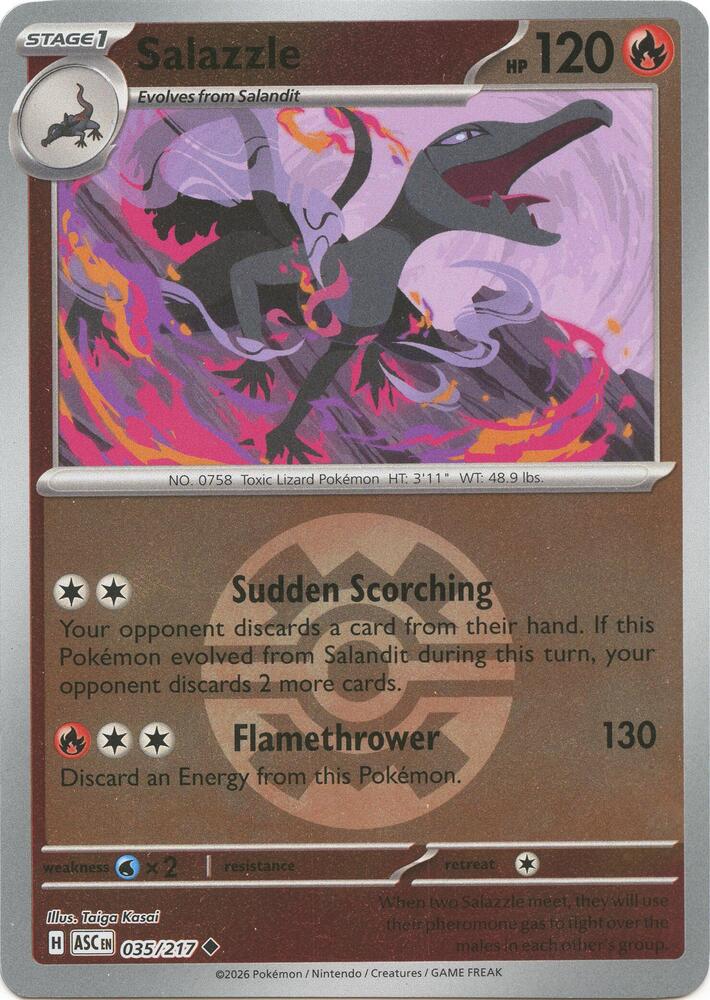 Salazzle (Quick Ball) - 035/217 (ASC) Uncommon