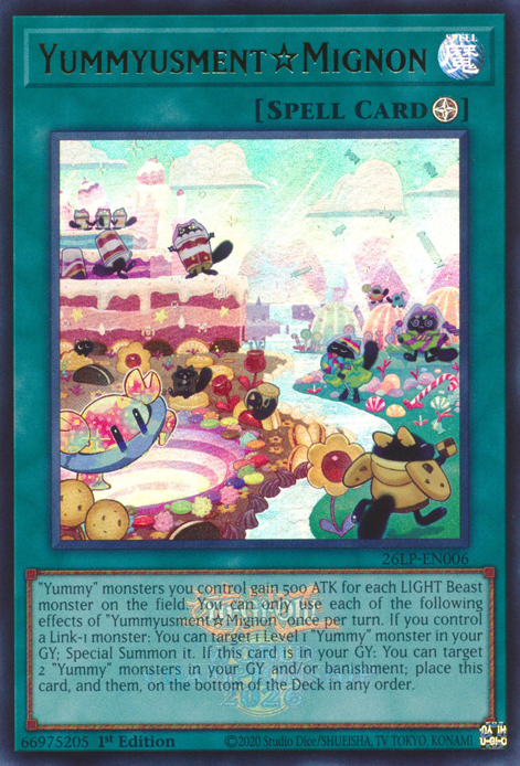 YummyusmentMignon (Emblazoned) (26LP-EN006)
