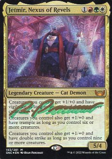 Jetmir, Nexus of Revels [#193] (SNC-M-FOIL)[Artist Signature] Light Play