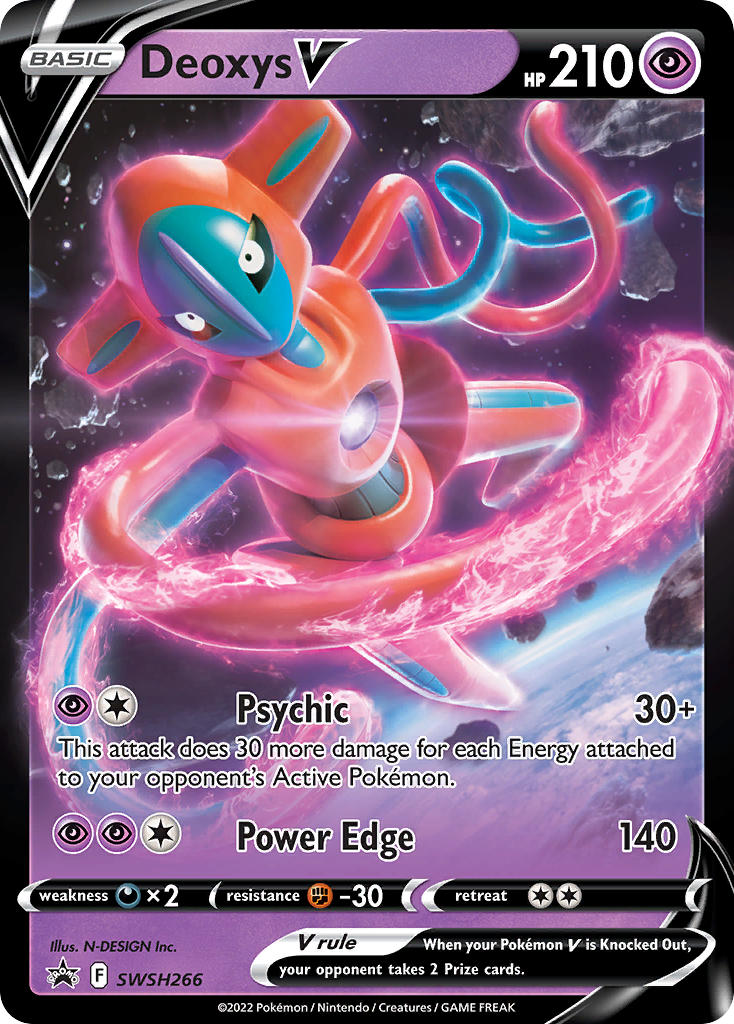 Deoxys V - SWSH266 (SWSH:PR) Promo - Near Mint Holofoil