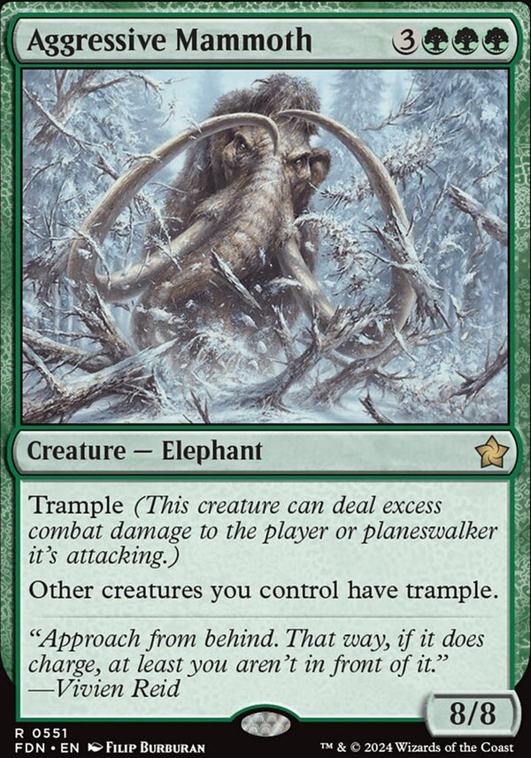 Aggressive Mammoth [#0551 Beginner Box] (FDN-R)