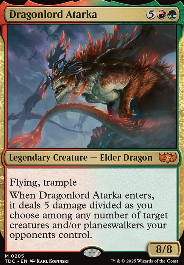 Dragonlord Atarka [ #0285 ] (TDC-M)