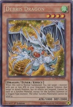 Debris Dragon (LC5D-En009) Secret Rare - Near Mint 1st Edition