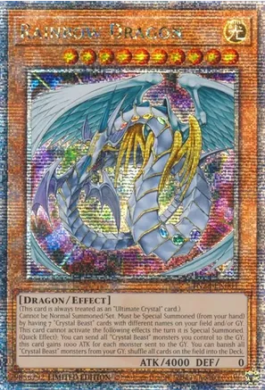 Rainbow Dragon (TN23-EN004) Quarter Century Secret Rare Near Mint
