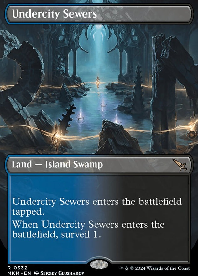 Undercity Sewers [#0332 Borderless] (MKM-R-FOIL)