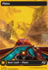 Plains [ #0507 Full Art First Place Foil ] (DFT-C)