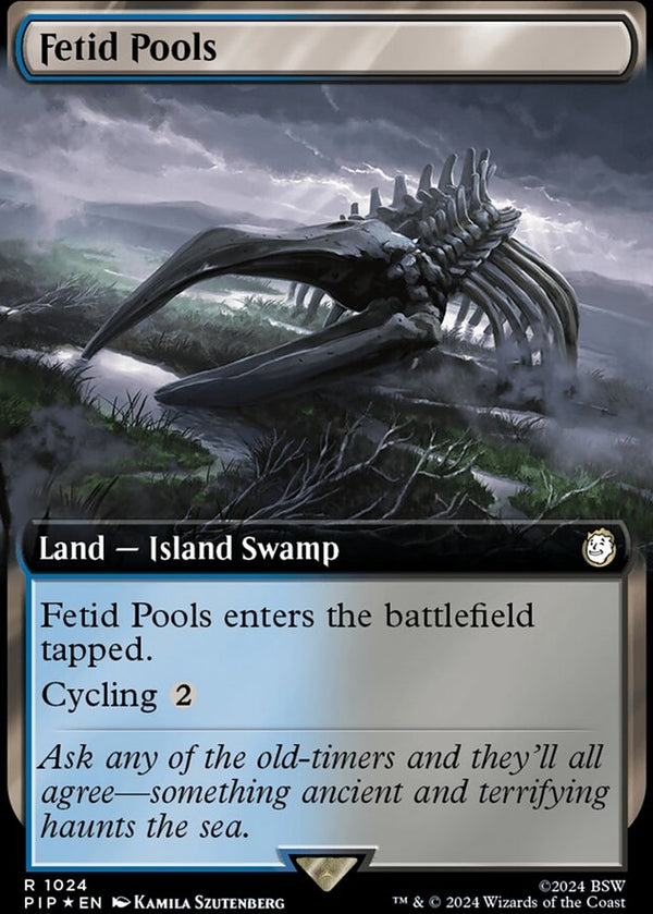 Fetid Pools [#1024 Extended Art Surge Foil] (PIP-R)