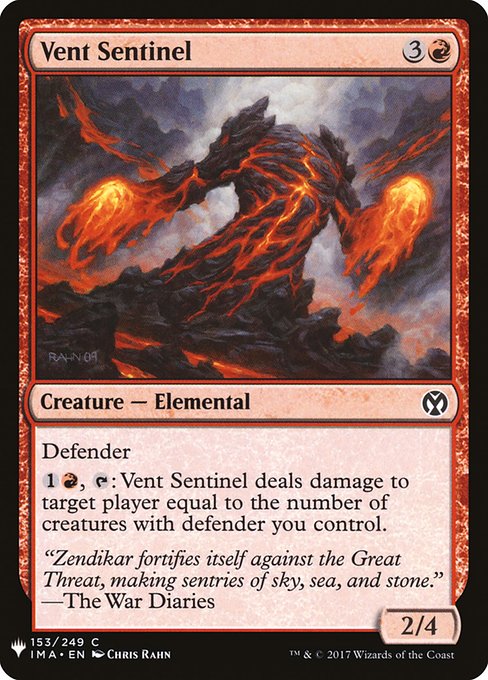 Vent Sentinel [Mystery Booster #1094] (IMA-C)