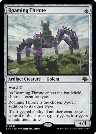 Roaming Throne [#0258] (LCI-R-PP-FOIL)
