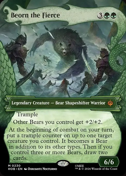 Beorn the Fierce [ #0230 Showcase Dragon Hoard Frame ] (HOB-M)