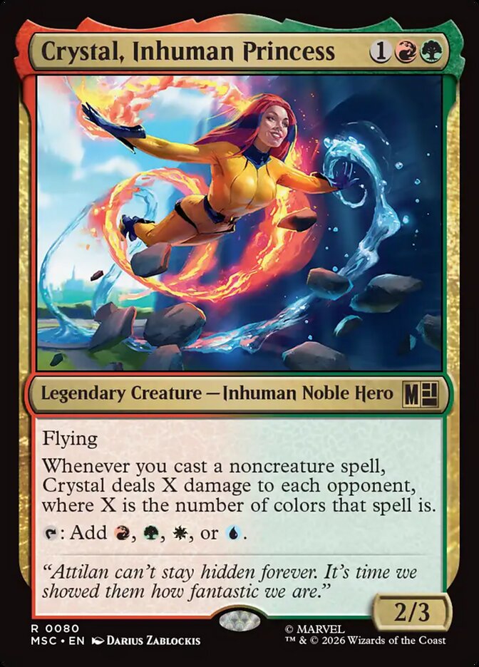 Crystal, Inhuman Princess [ #0080 ] (MSC-R)