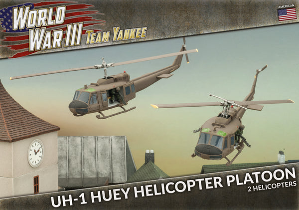 Flames of War: Team Yankee WW3: USA (TUBX07) - UH-1 Huey Helicopter Platoon (Plastic)