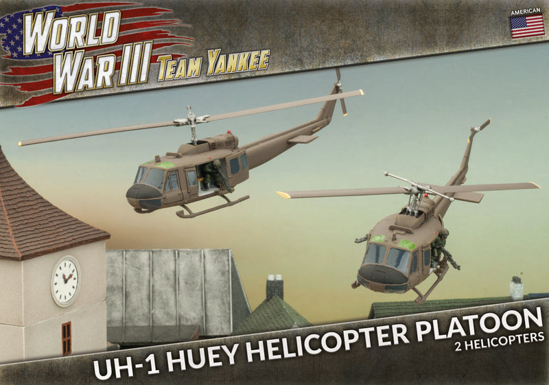 Flames of War: Team Yankee WW3: USA (TUBX07) - UH-1 Huey Helicopter Platoon (Plastic)