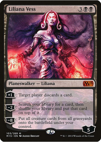 Liliana Vess (M15-M) Moderate Play