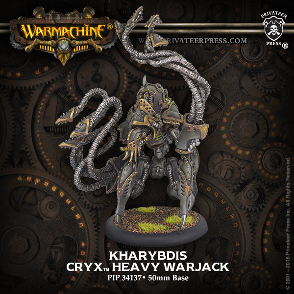 Warmachine: Cryx - Kharydbis, Character Helljack (Metal / Resin)