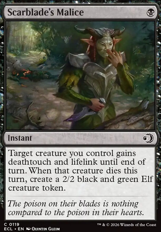 Scarblade's Malice [ #0119 ] (ECL-C)
