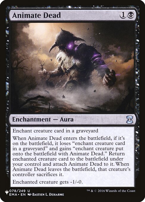 Animate Dead [Mystery Booster #0566] (EMA-U)