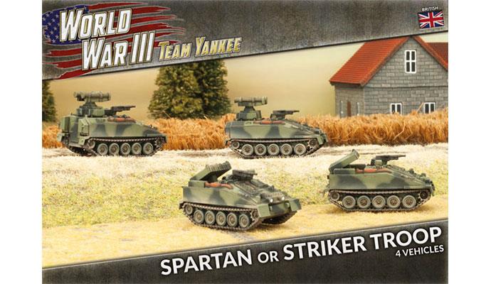 Flames of War: Team Yankee WW3: British (TBBX04) - Spartan / Striker Platoon (Plastic)