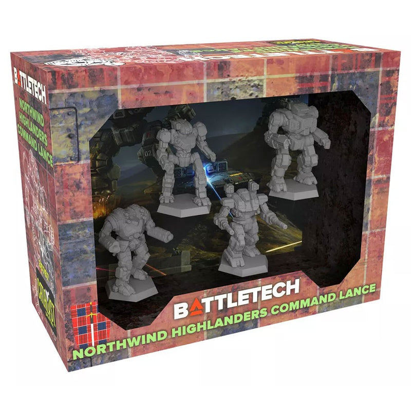 BattleTech: Miniature Force Pack - Northwind Highlanders: Command Lance (ACD Exclusive)