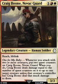 Craig Boone, Novac Guard [