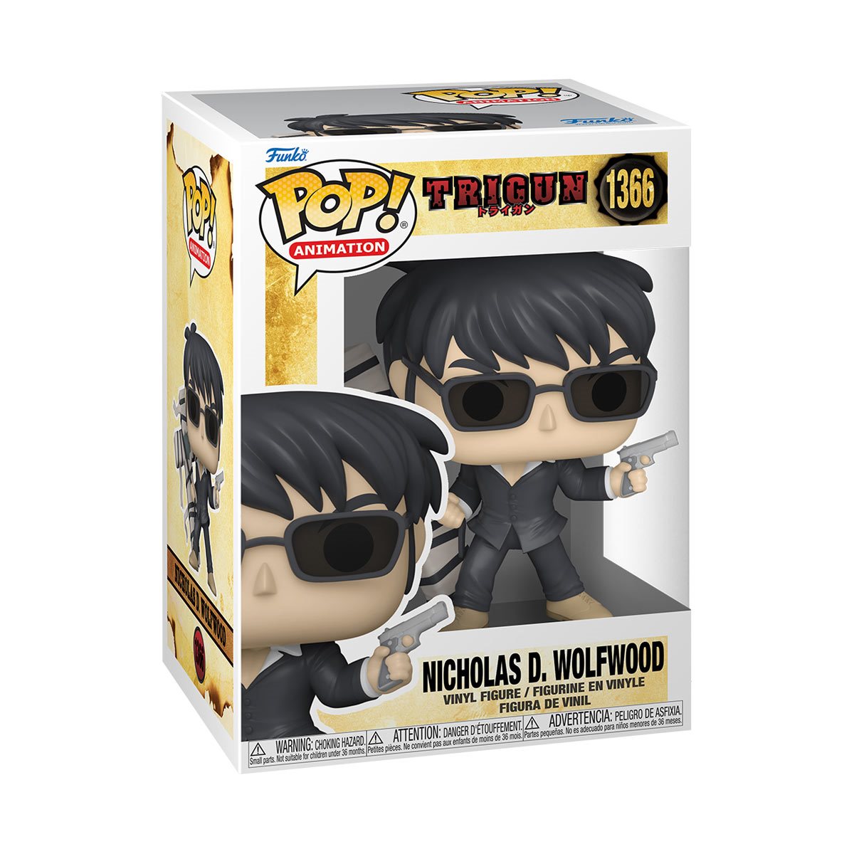 POP Figure: Trigun #1559 - Nicholas D. Wolfwood