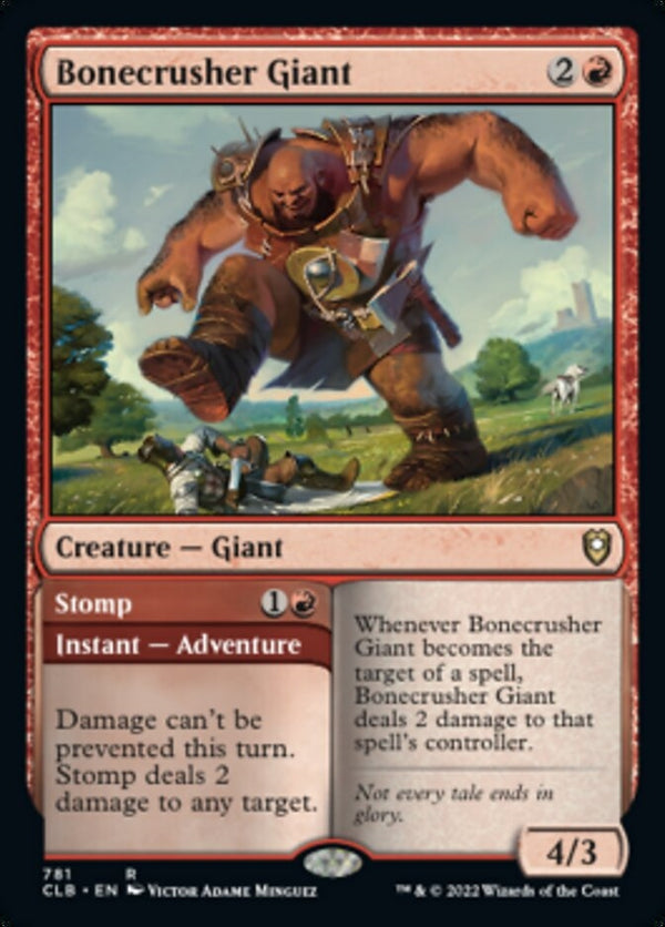 Bonecrusher Giant // Stomp [#781 Commander Decks] (CLB-R)