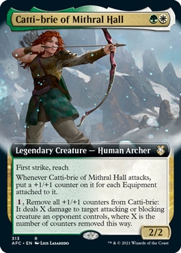 Catti-brie of Mithral Hall [#313 Extended Art] (AFC-R)