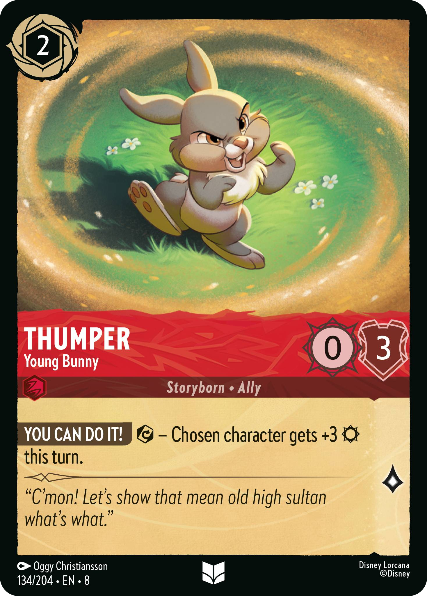 Thumper - Young Bunny (Reign of Jafar - 134/204 ) Uncommon