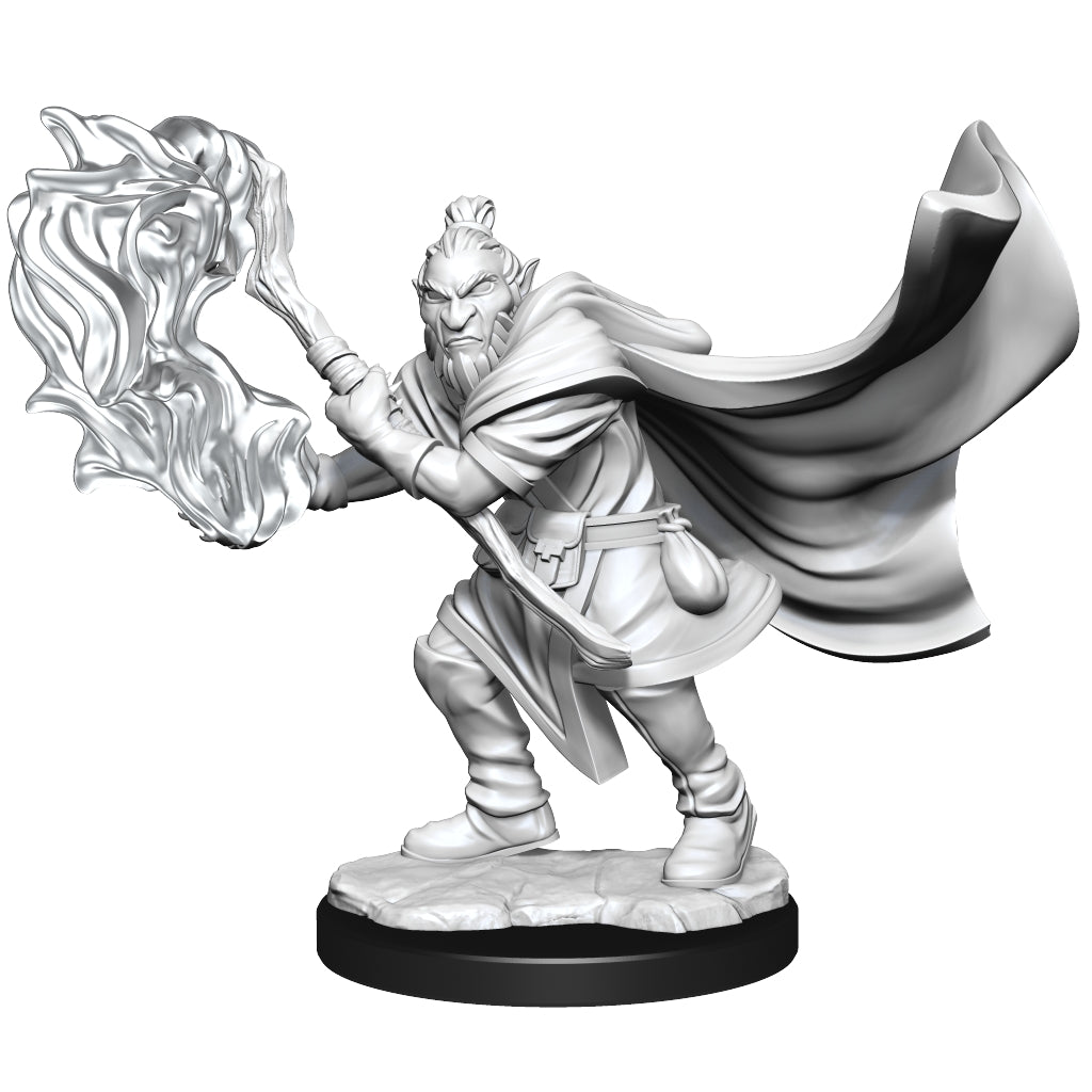 Critical Role: Unpainted Miniatures - Hobgoblin Wizard and Druid Male (90389)