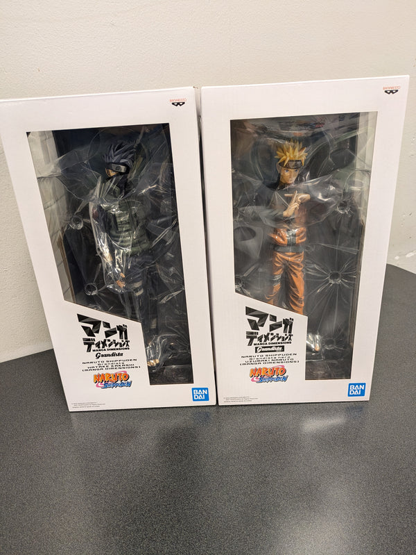 Helene Charity Raffle: Naruto Grandista Lot - Naruto & Kakashi ($160 Value)