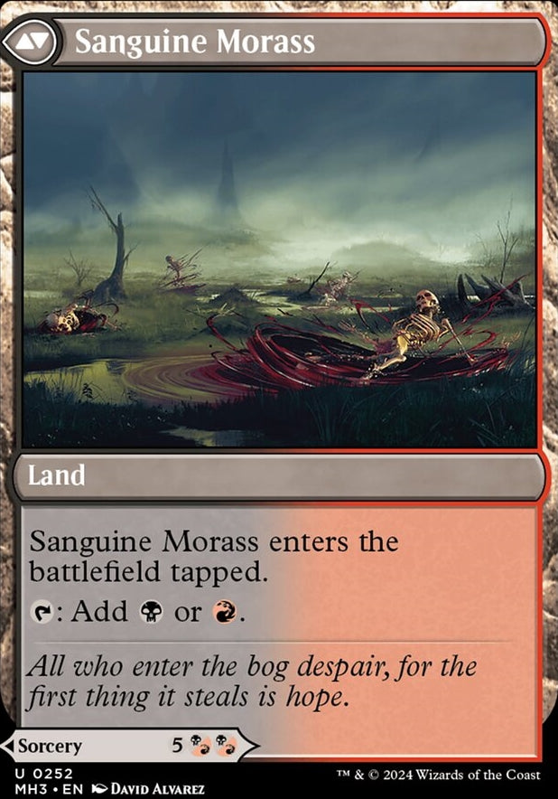 Bloodsoaked Insight // Sanguine Morass [#0252] (MH3-U-FOIL)