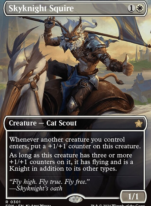 Skyknight Squire [#0301 Borderless] (FDN-R-FOIL)