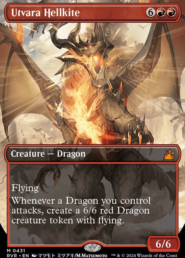 Utvara Hellkite [#0431 Borderless Anime] (RVR-M)