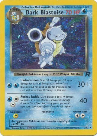 Dark Blastoise (3/82) Unlimited Heavy Play