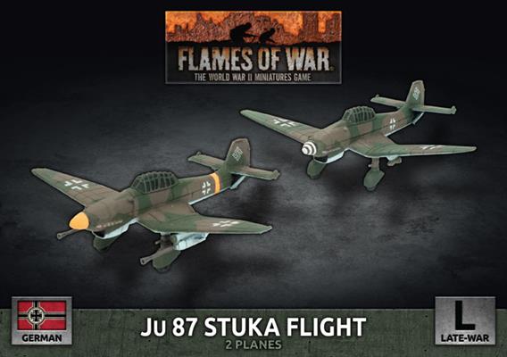 Flames of War: WWII: German (GBX173) - Ju 87 Stuka Flight (Late)