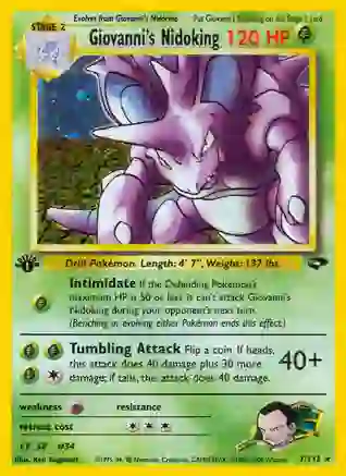 Giovanni's Nidoking (7/132)