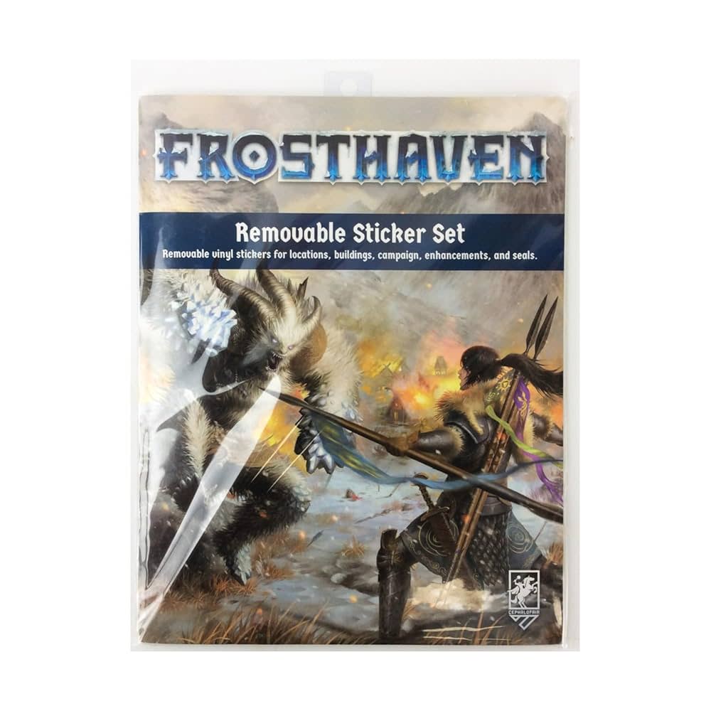 Frosthaven (Bundle) Base Game, Sleeves, Stickers, and Solo Scenarios