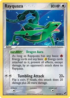 Rayquaza - 022/107 (PR) Rare - Moderate Play Unlimited