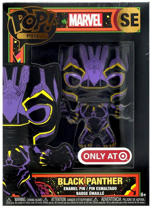 POP Figure Pins Large -Marvel #SE Black Panther